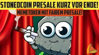 Stonedcoin  Memetoken Presale auf Solana mit Fairlaunch [upl. by Goldshlag]