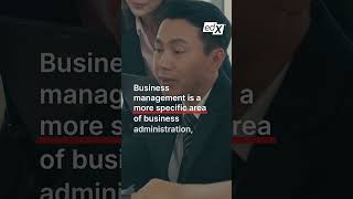 Business Administration Vs Business Management Whats The Difference [upl. by Yrmac]