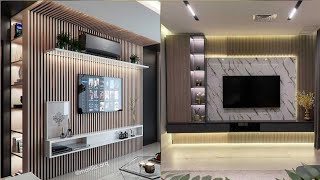 50 TV Wall Design Ideas 2024 TV Unit Design for Living room Wall Decoration ideas  TV Wall Panel [upl. by Haeli278]