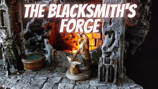 I build a Dwarven BLACKSMITHS FORGE skyrim fantasy dioramamaking scratchbuild [upl. by Ellga]