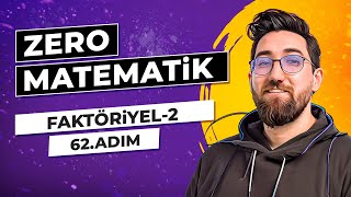 Zero Matematik Kampı  62Adım  Faktöriyel2  Başlangıç Serisi  merthoca [upl. by Favian]