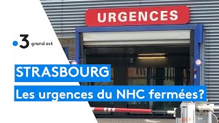 Santé  les urgences du Nouvel Hôpital Civil de Strasbourg fermées [upl. by Enomsed]