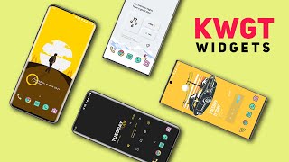 Top 10 Best KWGT Widget Packs For Android in 2021 PROMO CODES GIVEAWAY [upl. by Rica203]