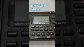 Siaran MW 720 kHz RRI Ambon [upl. by Sollie85]