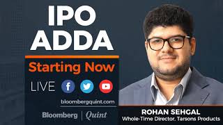 IPO Adda With Tarsons Products Rohan Sehgal [upl. by Sutit828]