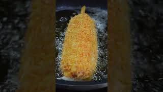 CHEESY CORN DOGS shorts asmr [upl. by Mlohsihc384]