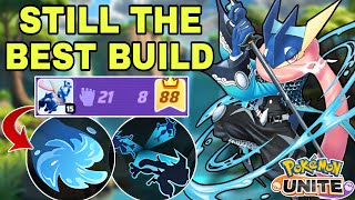 21 KOs  WATER SHURIKEN is Still the Best GRENINJA Build  Pokemon Unite [upl. by Ardnahs53]