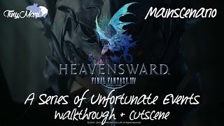 FFXIV Heavensward  A Series Of Unfortunate Events Walkthrough  Cutscene [upl. by Engeddi]