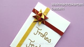 3DWeihnachtskarten basteln  Bastelideen Weihnachten  Weihnachtsgeschenke selber machen für 2024 [upl. by Nirhtak]