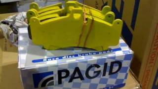 Pagid RS19 Yellow Racing Brake Pads [upl. by Atnohs]