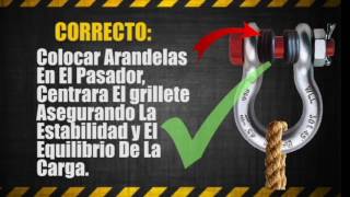 Uso correcto de grilletes GuiaJR [upl. by Neeven]