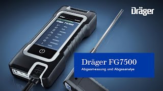 Abgasmessung und Abgasanalye mit dem neuen Dräger FG7500  Präziser schneller smarter [upl. by Inahpets]