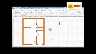 1 Instalaciones de Gas con EXCELGuia 1 Como Dibujar una Vista en Planta [upl. by Rilda]