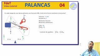 PALANCAS PROBLEMA RESUELTO 04 [upl. by Zelma107]