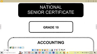 GRADE 10 ACCOUNTING DEBTORS RECONCILIATION JUNE 2022 [upl. by Elberfeld]