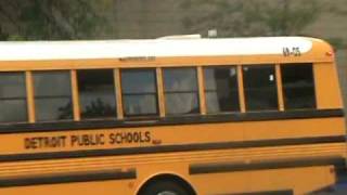 Detroit Public Schools Thomas 2005 Freightliner FS65 bus 6905 [upl. by Ana]