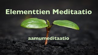 Elementtien meditaatio tasapainoiseen aamuun⎜Meditaatioharjoitus [upl. by Nitaf]