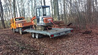 Multicar M30Fumo amp Kubota KH41 Einsatz Holz [upl. by Marilee]