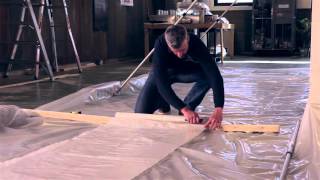 Leadbased paint renovationabatement exterior containment [upl. by Ardnekahs]