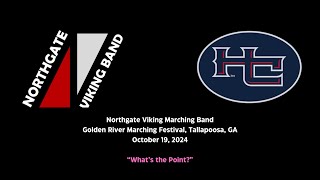 Northgate Viking Marching Band Newnan GA  2024 Golden River Marching Festival [upl. by Katrine]