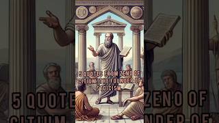 5 Quotes from Zeno of Citium the founder of Stoicism stoicism [upl. by Sitnik]