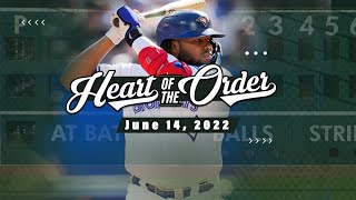 Yahoo Fantasy Baseball  MLB DFS Heart Of The Order June 14 Vladimir Guerrero Jr Continues To Rake [upl. by Wendolyn]