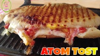 Evde Atom Tost Nasıl YapılırŞip Şak Hazırlanan Pizza Lezzetinde Doyurucu Atıştırmalıklar [upl. by Theran]