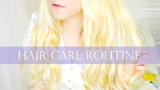 Bleached Hair Care Routine  How To Repair Damaged Hair  Products [upl. by Gayleen]