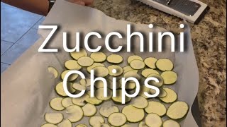 First Time Making Zucchini Chips  Air Fryer or Dehydrator [upl. by Hsaka]