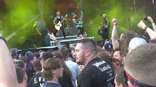 Atreyu  Exs and Ohs  LIVE  Sonic Temple Art amp Music Festival 51724  Mosh Pit  CrowdSurfing [upl. by Camellia272]