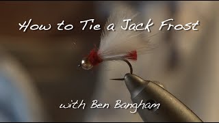 How to Tie a Jack Frost  Fly Tying for Still Water Winter Rainbows [upl. by Nwahsirhc]