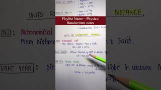 Units for Astronomical Distance  Physics  Lec3  Chapter1  Units Measurement amp Errors [upl. by Tut737]