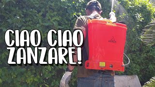 TRATTEMENTO NATURALE CONTRO LE ZANZARE PER GIARDINO E ORTO [upl. by Ugo]