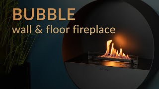 Modern Automatic Fireplace  Bubble Wall amp Floor  Planika  2022 [upl. by Collins]