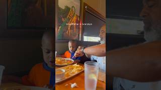 Grandfather amp Grandson on lunch date [upl. by Keli770]