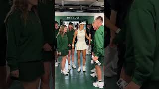 Wholesome moments from Emma 🫶 Wimbledon Shorts Tennis [upl. by Hahsia86]