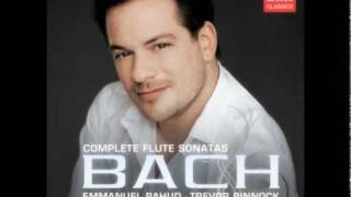 Emmanuel Pahud Bach Sonata in e major 12 Bwv 1035 [upl. by Raval]