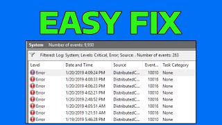 How To Fix DistributedCOM Error 10016 [upl. by Caz]