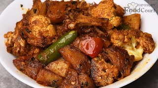 Aloo Gobi Recipe Cauliflower amp Potato Fry Gobi Masala Fry [upl. by Pearson]