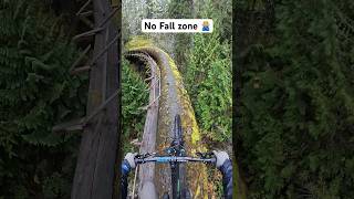 Riding the Sooke flowline 🫣 NoFallZone mtb vancouverisland sookeflowline djiaction5pro [upl. by Nepets871]