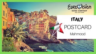 Eurovision 2019 – Mahmood – Soldi – Italy POSTCARD 🇮🇹 [upl. by Nazario232]