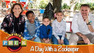 A Day With a Zookeeper  Virtual Field Trip  KidVision PreK [upl. by Henryetta893]