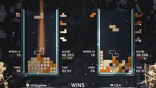 Tetris Effect Connected202411261256 Score attack rank match [upl. by Akenahc]