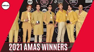 American Music Awards Winners  AMAs 2021 Full List [upl. by Aljan]