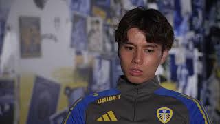 First interview  Ao Tanaka at Leeds United [upl. by Gnut]