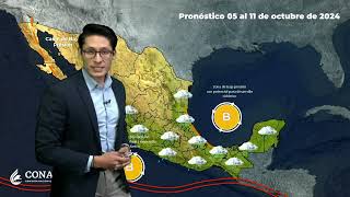 Pronóstico extendido del 05 al 11 de octubre de 2024 [upl. by Shina]