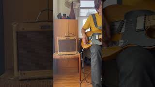 Tweed champ has the best chord tones with telecaster guitar fender fenderchamp telecaster [upl. by Ladnar735]