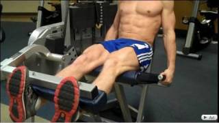 How To Leg Extension Cybex [upl. by Pyne]