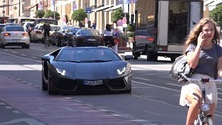 Lamborghini Aventador Roadster  Loud Accelerations [upl. by Henrique]