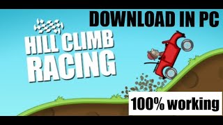 HILL CLIMBING RACING in PC  Download game without Emulator  No Risk  Free Download  Tutorial [upl. by Oiramd]